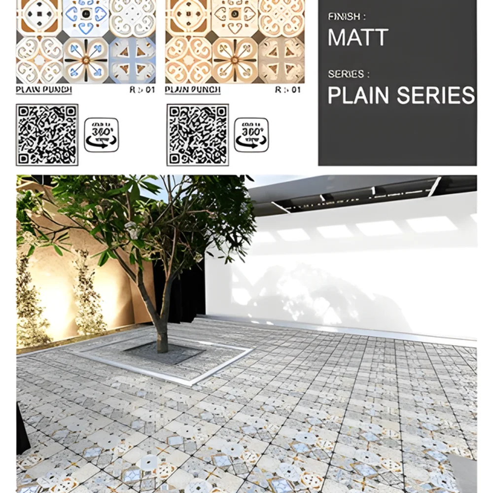 Porcelain Vitrified Parking Floor Tiles 400x400mm - Construction & Building Materials by JD Tech Industries