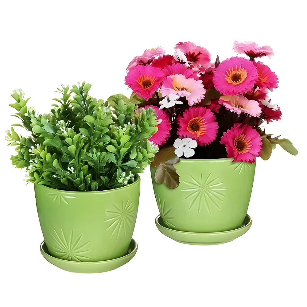 Decorative Flower Pot - Home & Kitchen by Cerra and Terra Home Decor