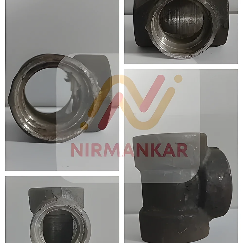1.5 inch Socket Weld Tee Fitting - Metals & Alloys by Deetya Enterprise