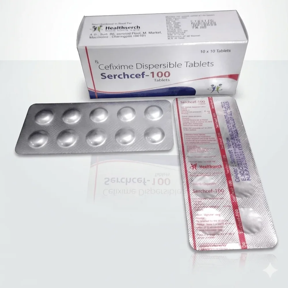 Cefixime 100 mg Tablets - Healthcare & Medical by Healthserch Pharma LLP