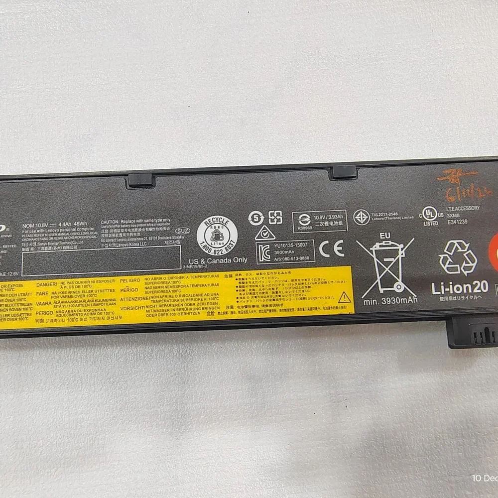 Lenovo 45N1128 Rechargeable Li-ion Laptop Battery - Electronics & Electrical by Kingfast Technologies