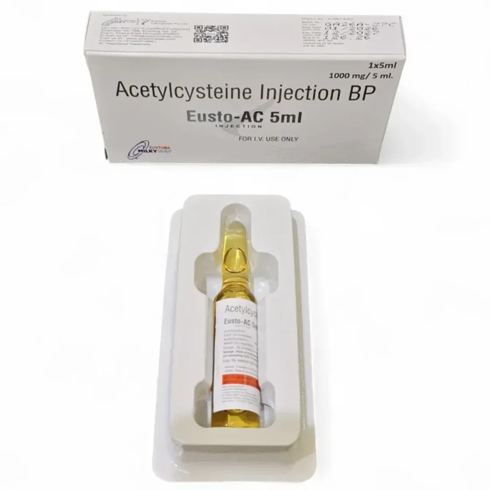 Acetylcysteine Injection 5ml - Healthcare & Medical by Eustoma Laboratories Pvt. Ltd.