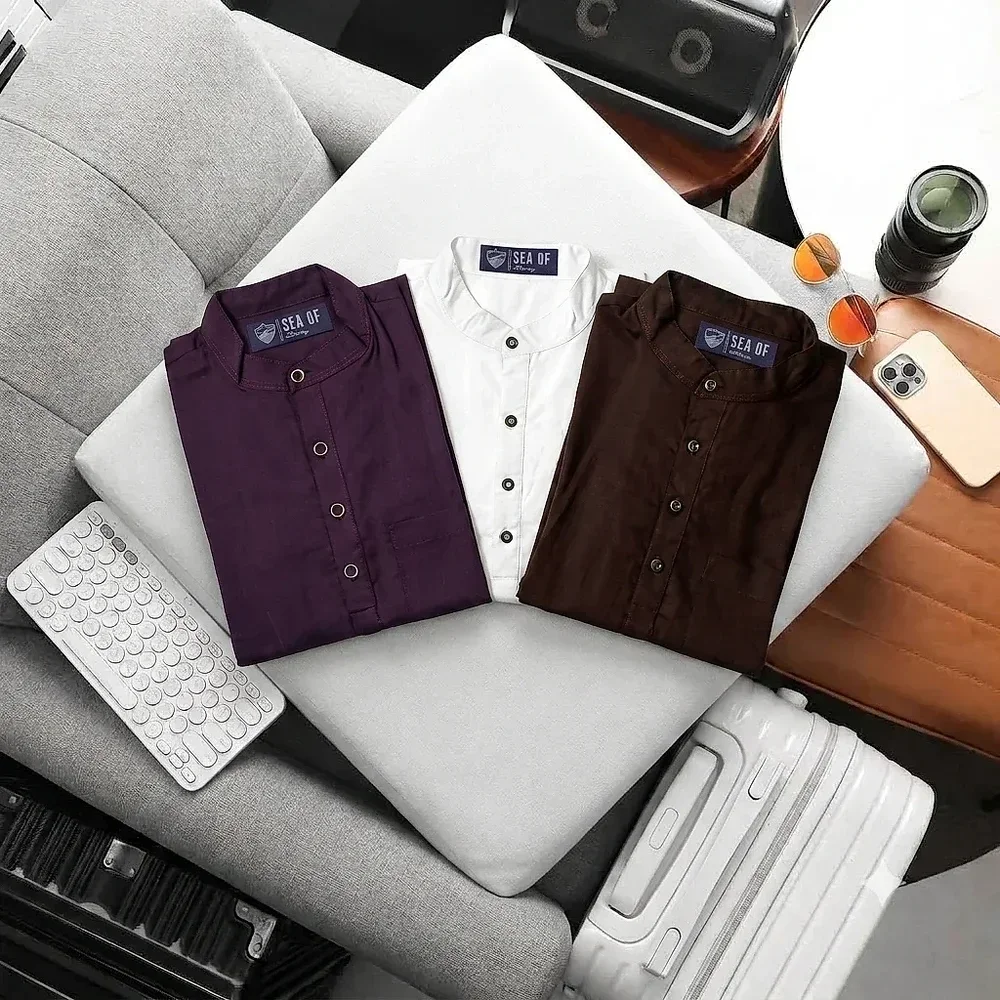 Mens Kurta Pajama Set - Textiles & Apparel by Sea of Story