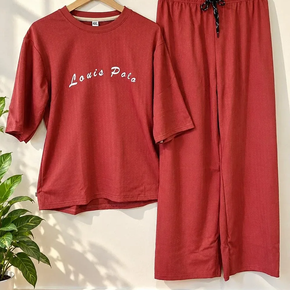 Louis Polo Textured Lounge Set - Textiles & Apparel by Golden Eagle Fashion's Enterprises