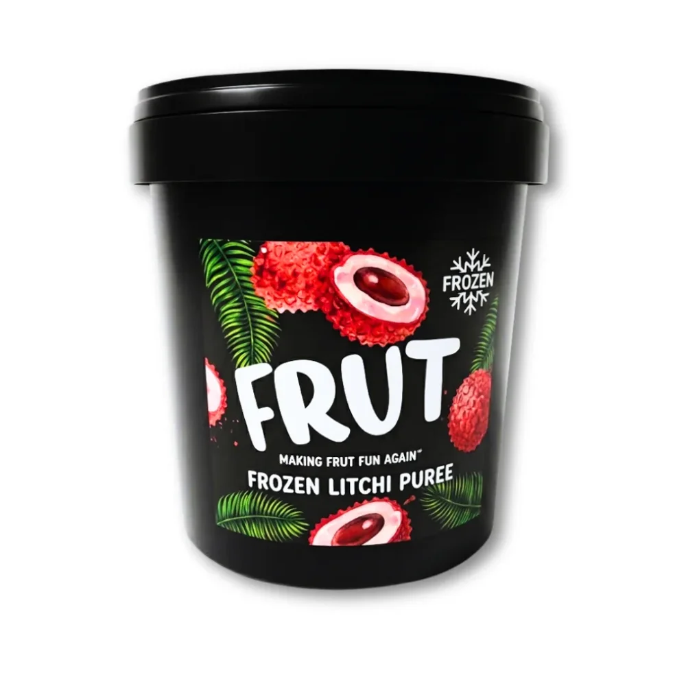 FRUT Frozen Lychee Puree 1kg - Food & Agriculture by Sumukham Enterprise LLP