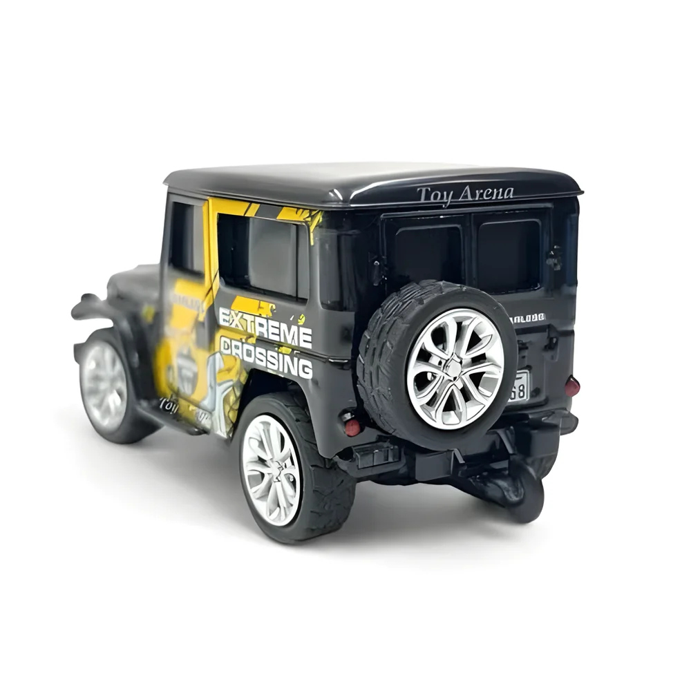 Toy Arena Mini Rc Alloy Die-cast Suv Car 1:64 Scale (Fj Black) - Sports, Toys & Games by Unique Enterprises