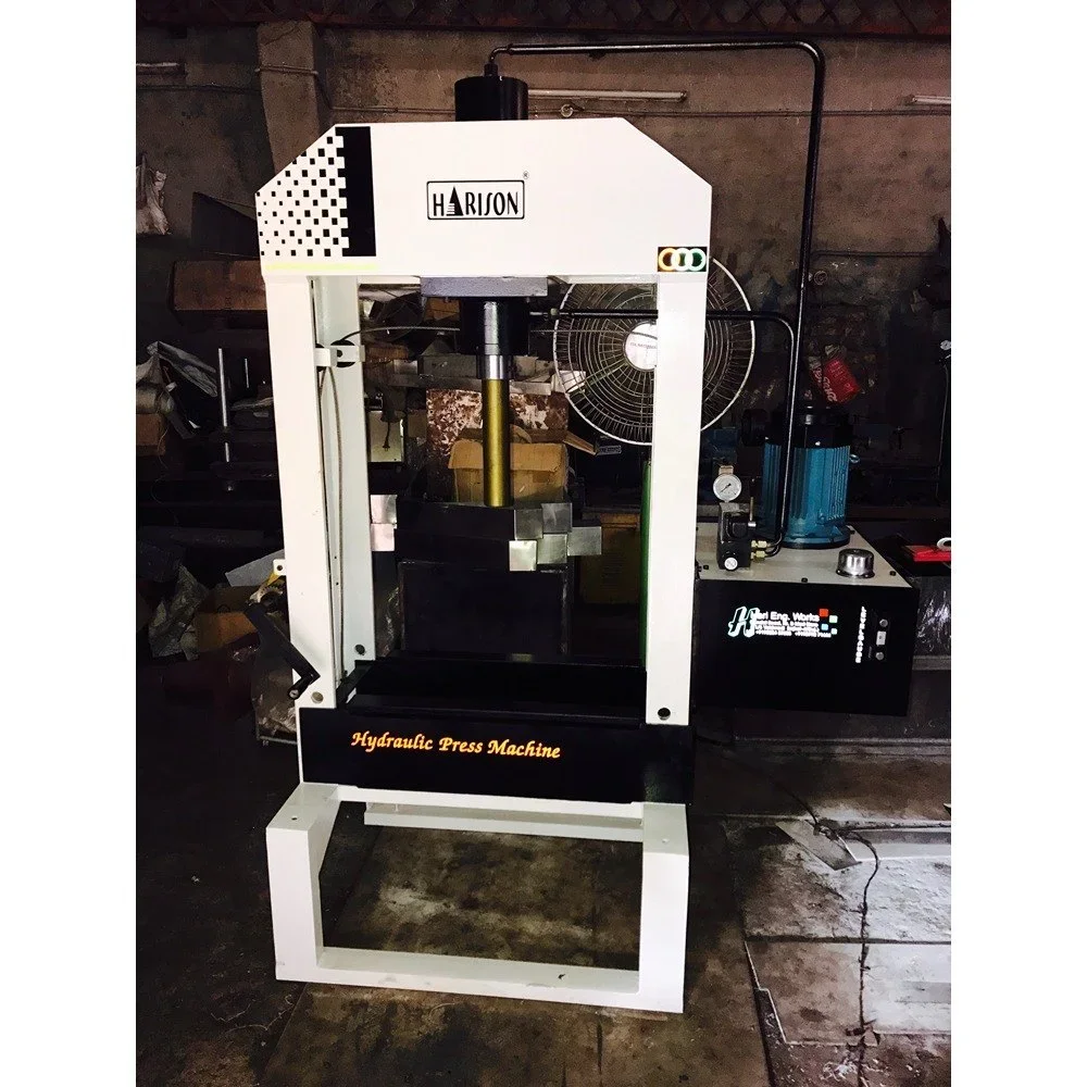 400 Ton Semi Automatic H-Frame Hydraulic Press for Mild Steel - Machinery & Equipment by Hari Engineering Works