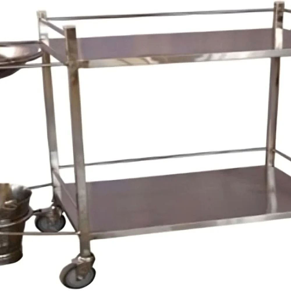 Stainless Steel Sterile Dressing Trolley - Healthcare & Medical by Medicom International