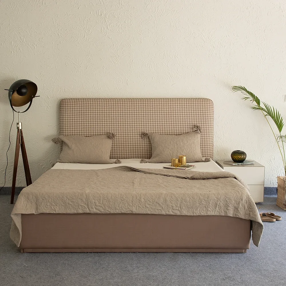 Upholstered Bed - Furniture & Interiors by Wooden Owl Design Pvt. Ltd.