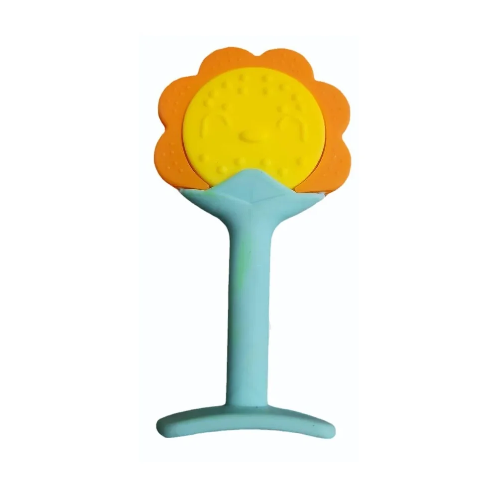 Silicone Sunflower Baby Teether - Plastics & Rubber by Shree Anant International