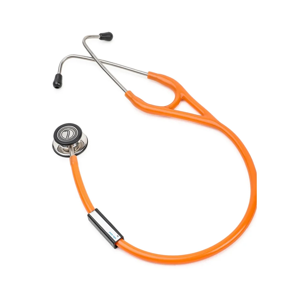 Orange Stainless Steel Stethoscope L1-Steel - Healthcare & Medical by Accurate Surgicals