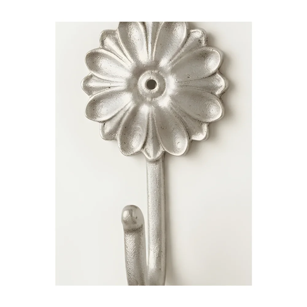 Cast Iron Floral Wall Hook - Home & Kitchen by The Hardware Hut