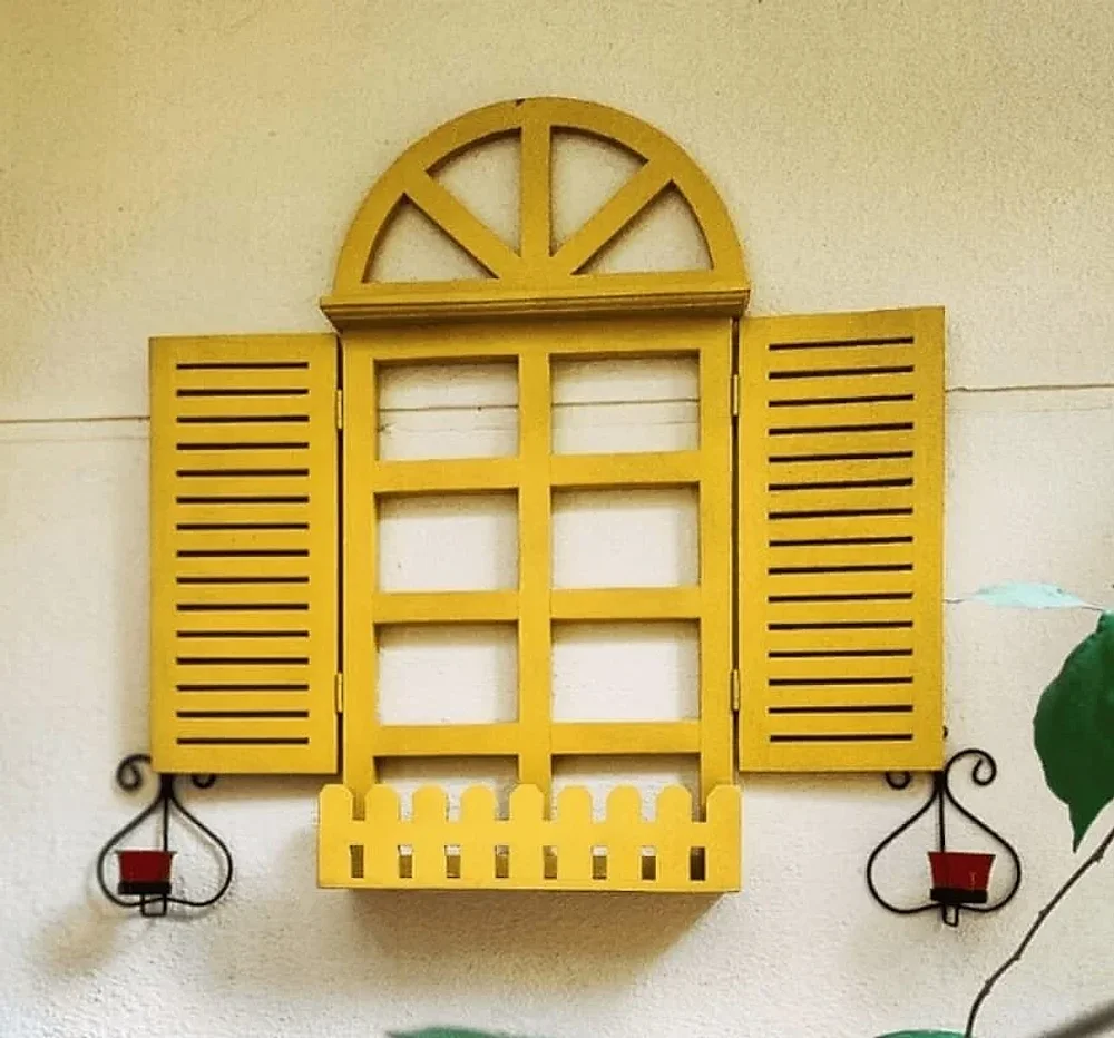 Wood Wall Decor 3x4 Feet - Home & Kitchen by Upcycle Furnishing India