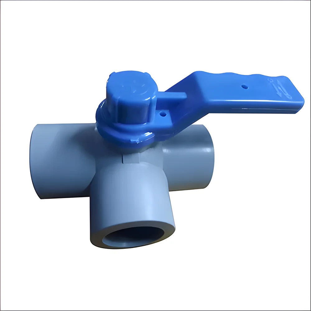 20mm Plastic Three Way Ball Valve - Industrial Supplies & Tools by JD Tech Industries