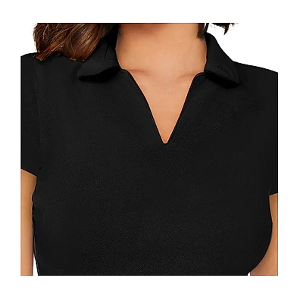 Black Short Sleeve Crop Top XL - Textiles & Apparel by Cara Exim