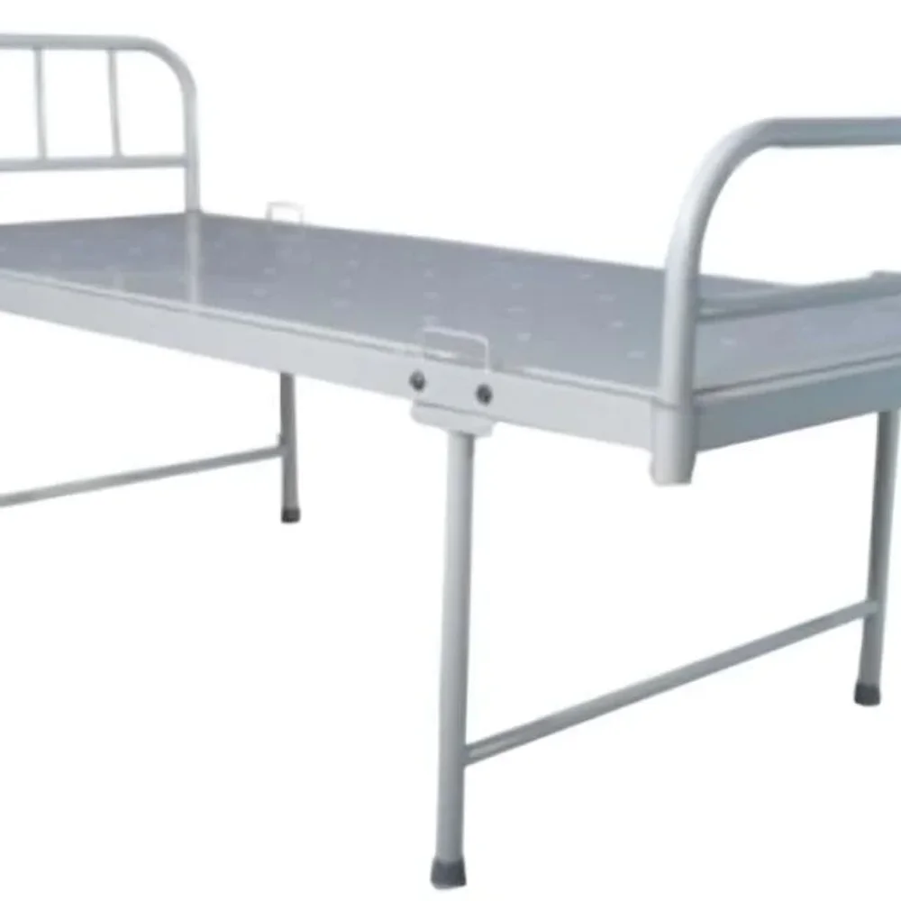 Manual Mild Steel Hospital Bed with Mattress - Healthcare & Medical by Medicom International