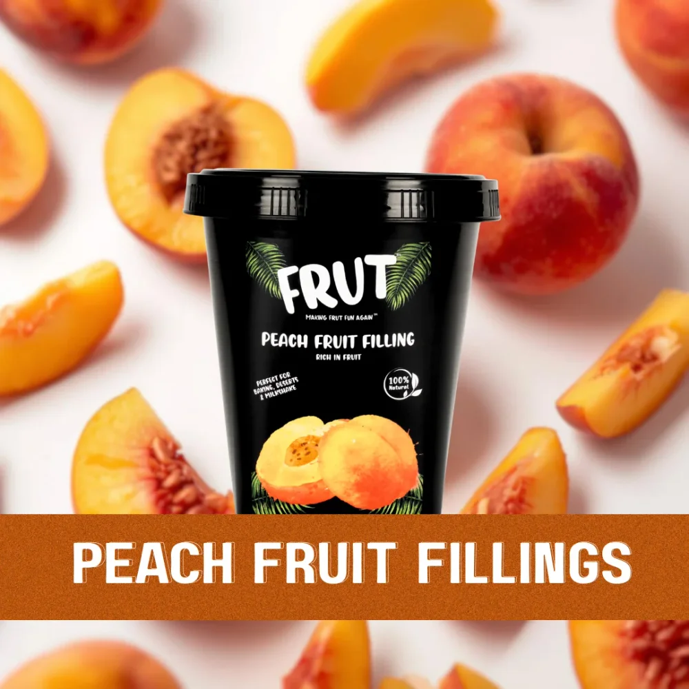 Frut Peach Fruit Filling 1kg - Food & Agriculture by Sumukham Enterprise LLP