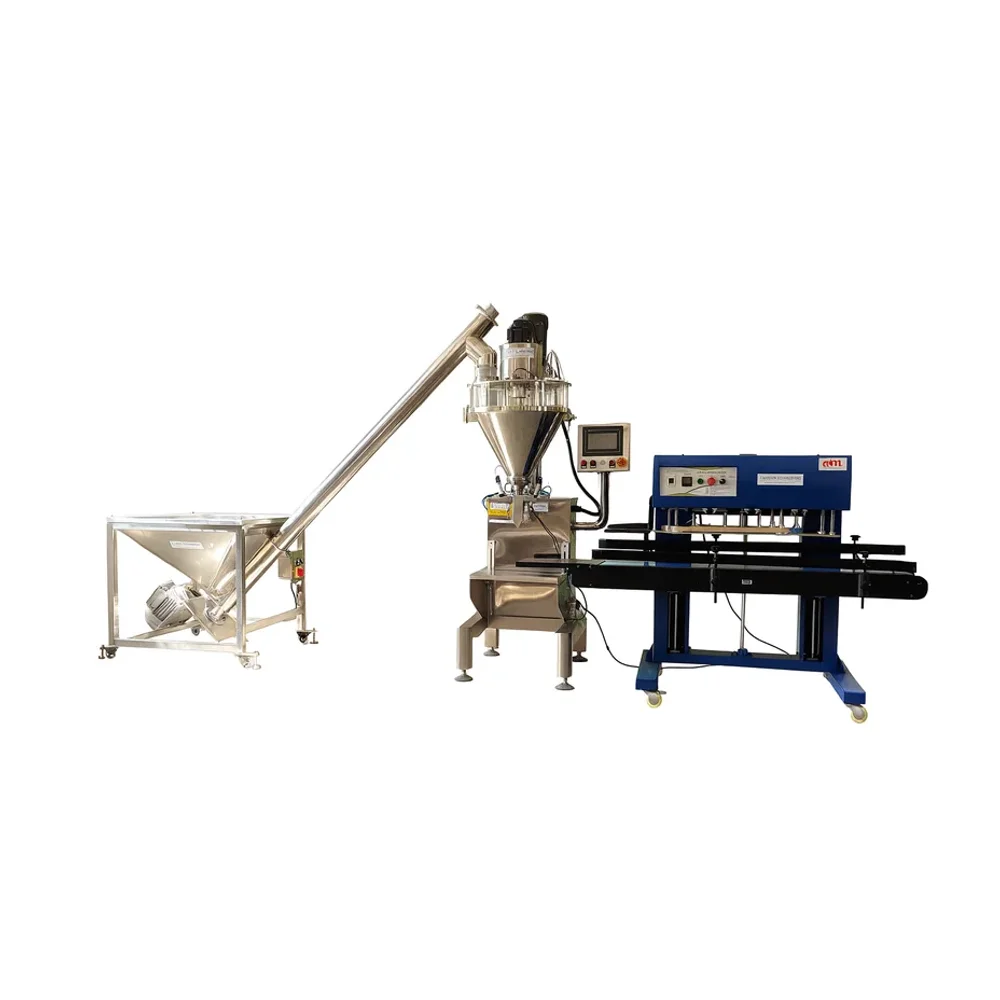 Semi Automatic Powder Packing Machine Manufacturer - Machinery & Equipment by Elmec Technopac Machineries Pvt. Ltd.