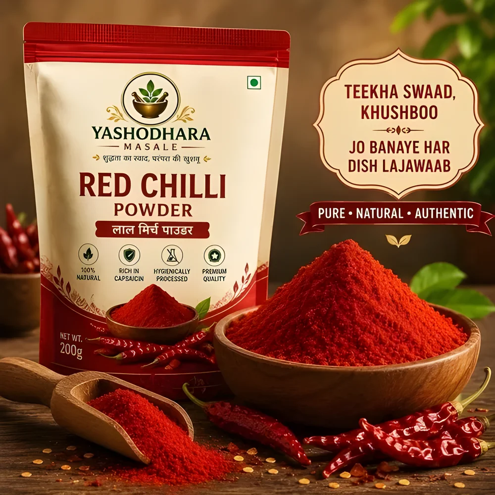 YASHODHARA Teja Stemless Red Chilli Powder - Food & Agriculture by Yashodhara Masale