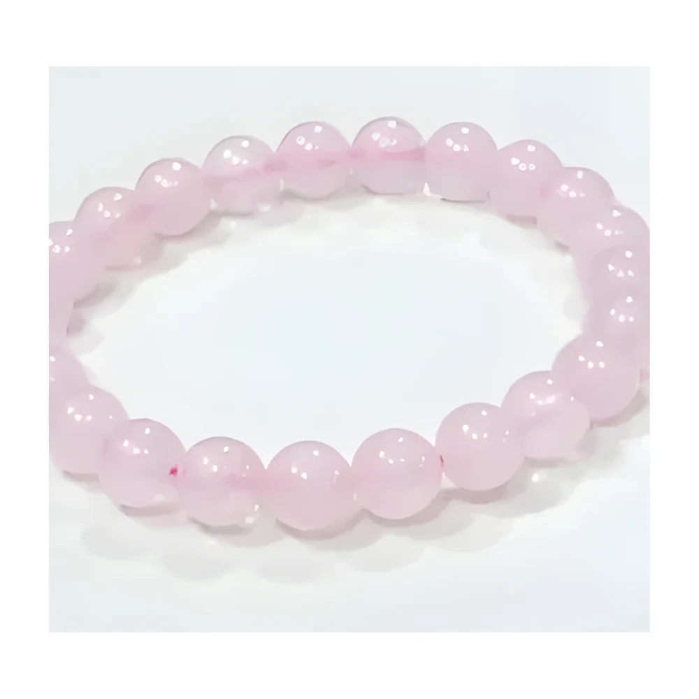 Polished Gemstone 8 mm Round Bead Bracelet - Gems & Jewelry by Sarah Agate