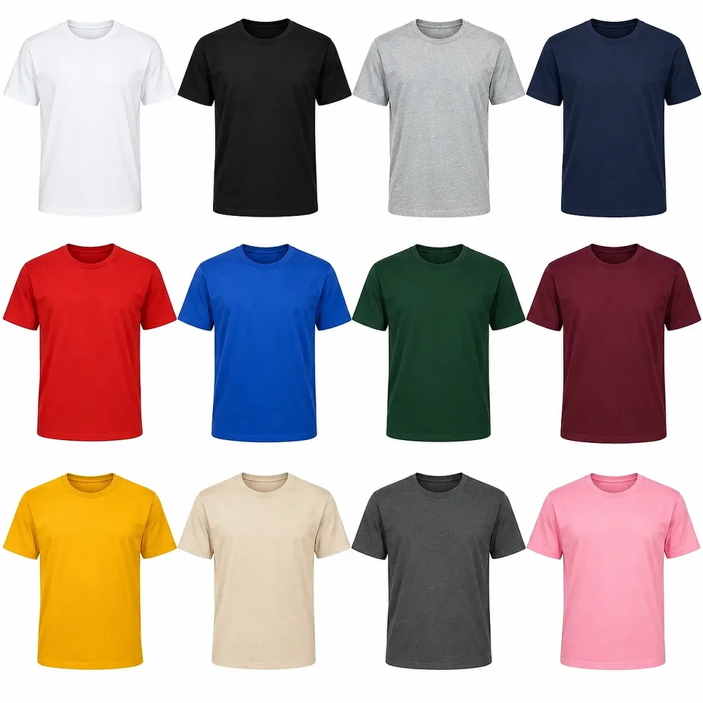 Solid T-Shirts - Textiles & Apparel by Ayush Textile
