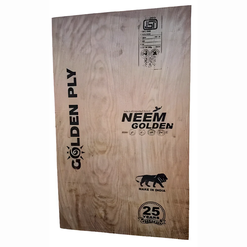 Neem Golden 18mm MR Grade Hardwood Commercial Plywood - Construction & Building Materials by Diya Ply Lam Decor
