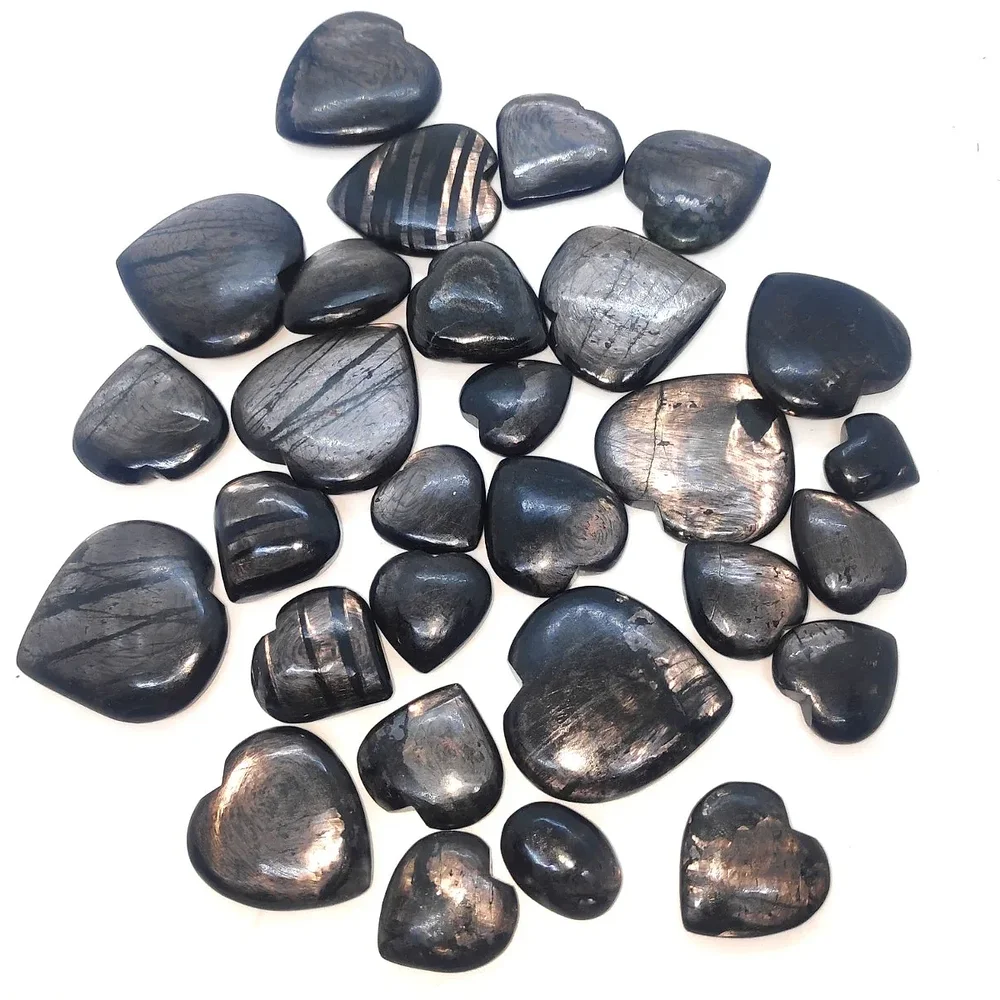 Hypersthene Heart Stone - Gems & Jewelry by Zairish Global