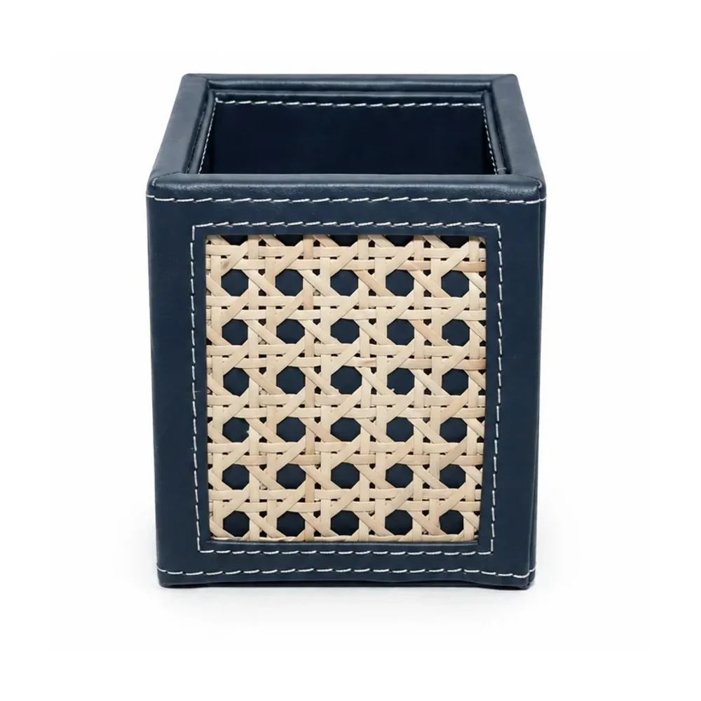 Cane Pen Holder - Paper & Stationery by SB Leather & Home Furnishing LLP