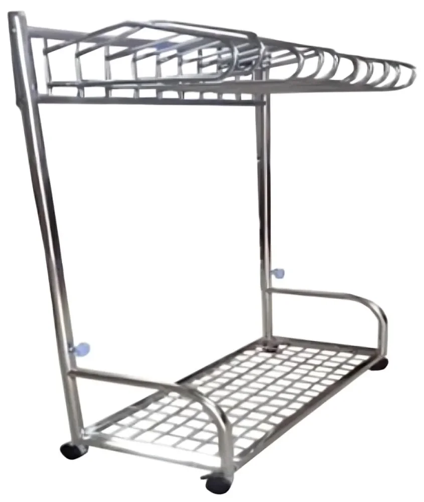 MEDICOM INTERNATIONAL Stainless Steel Lead Apron Stand MI1057T - Healthcare & Medical by Medicom International