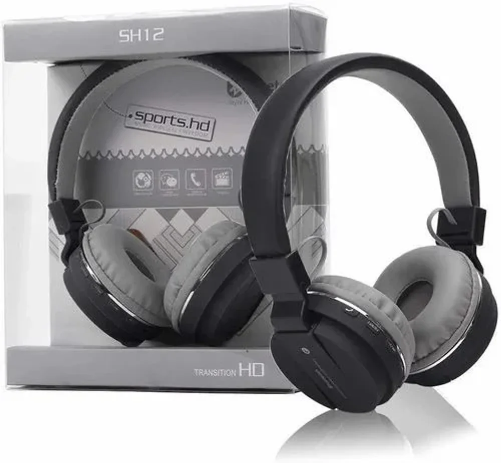 SH12 On-Ear Wireless Bluetooth Headphone - Electronics & Electrical by Aaradhya Nutrabites