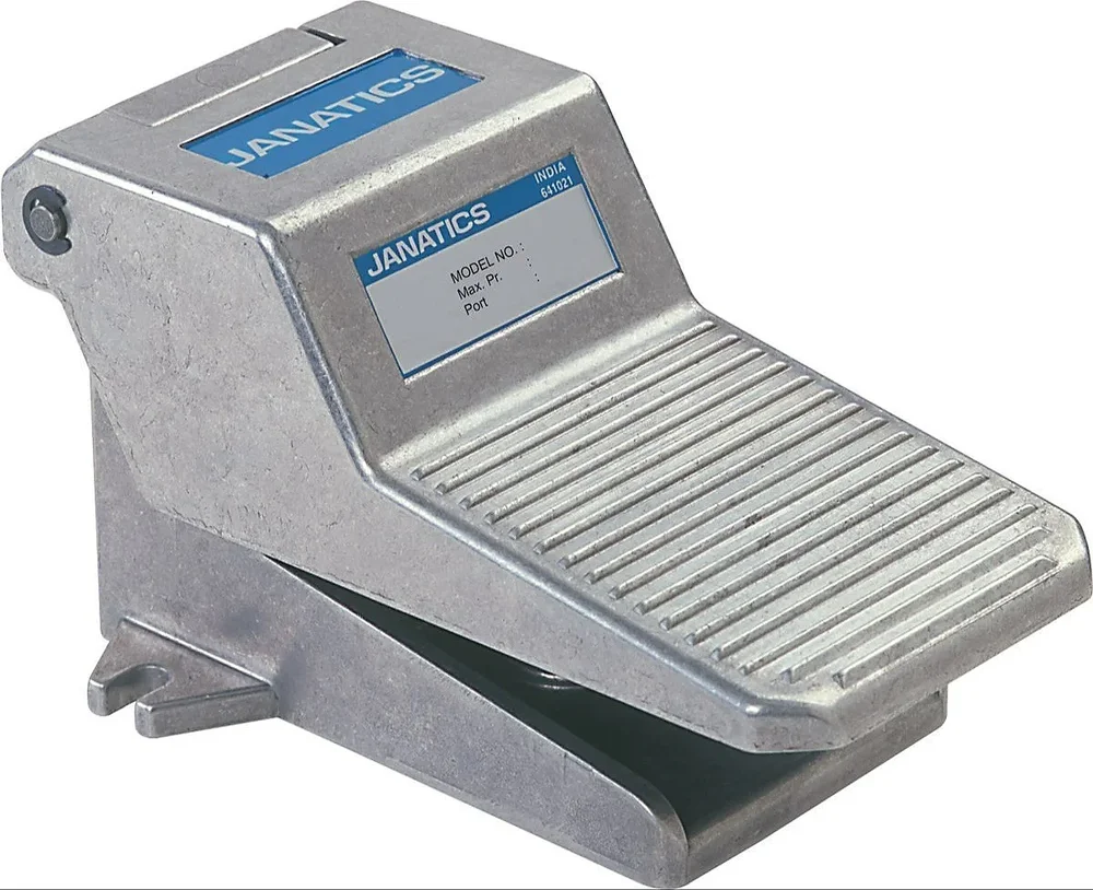 Janatics 1 Inch Aluminium Foot Pedal Valve - Industrial Supplies & Tools by Shravan Industrial Solutions