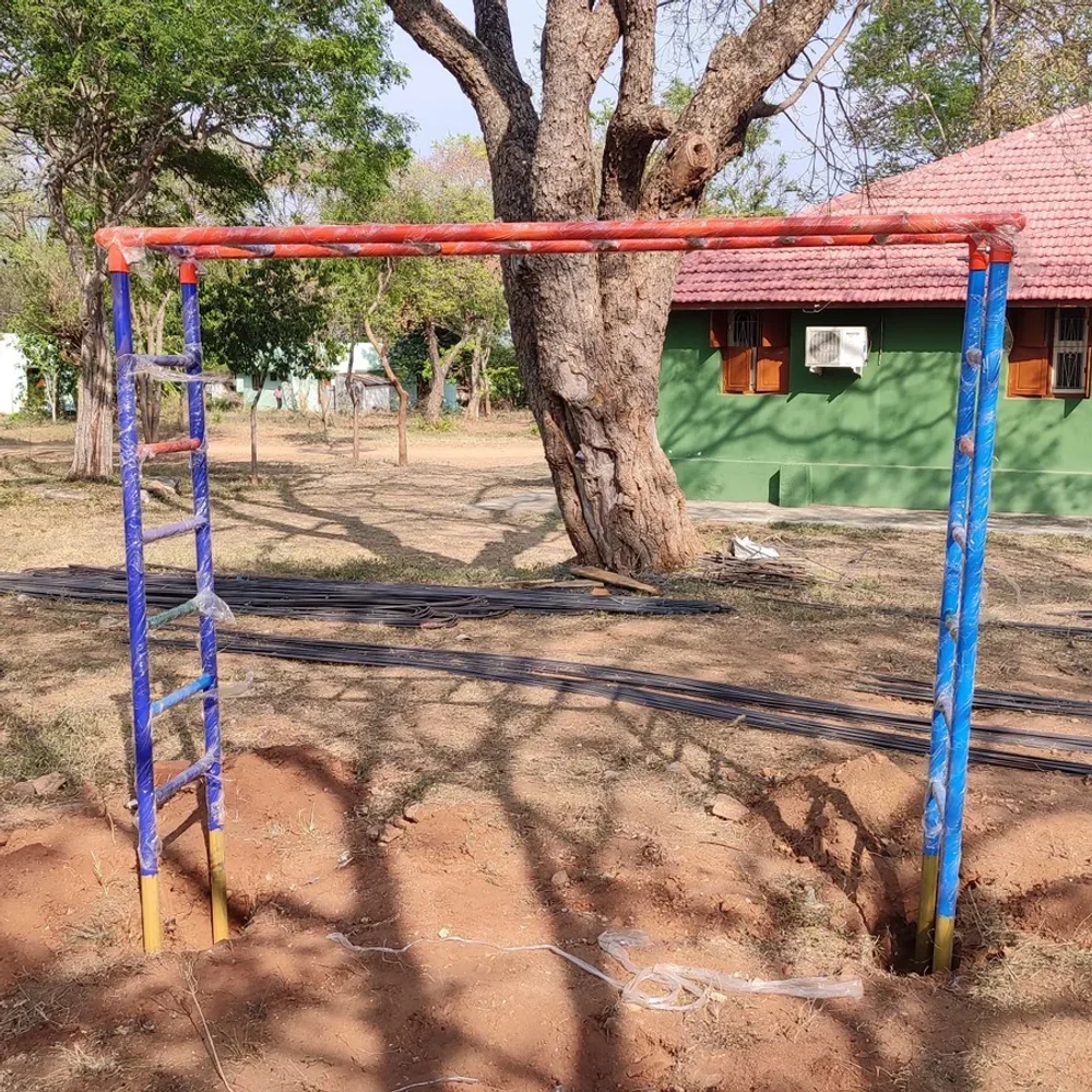 Mild Steel Playground Climber with Monkey Bars - Sports, Toys & Games by Nac Industries