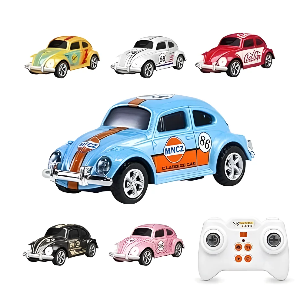 Toy Arena Mini Rc Alloy Die-cast Suv Car 1:64 Scale (Retro Blue) - Sports, Toys & Games by Unique Enterprises