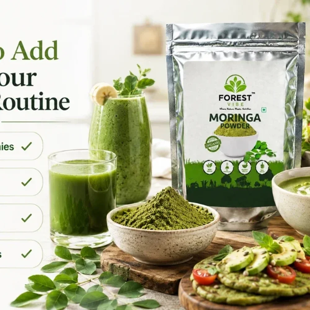 Organic Moringa Powder - Healthcare & Medical by Vedant Agro Foods