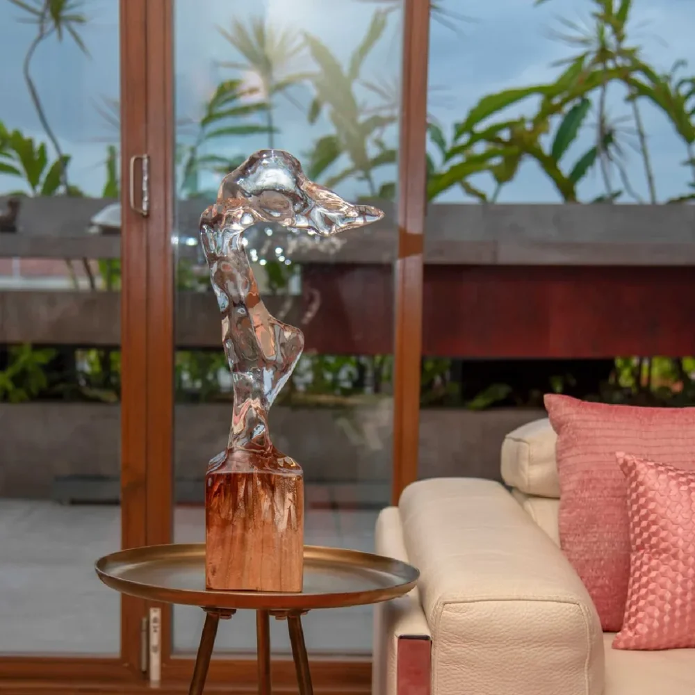 Crystal Sculpture - Home & Kitchen by Wooden Owl Design Pvt. Ltd.