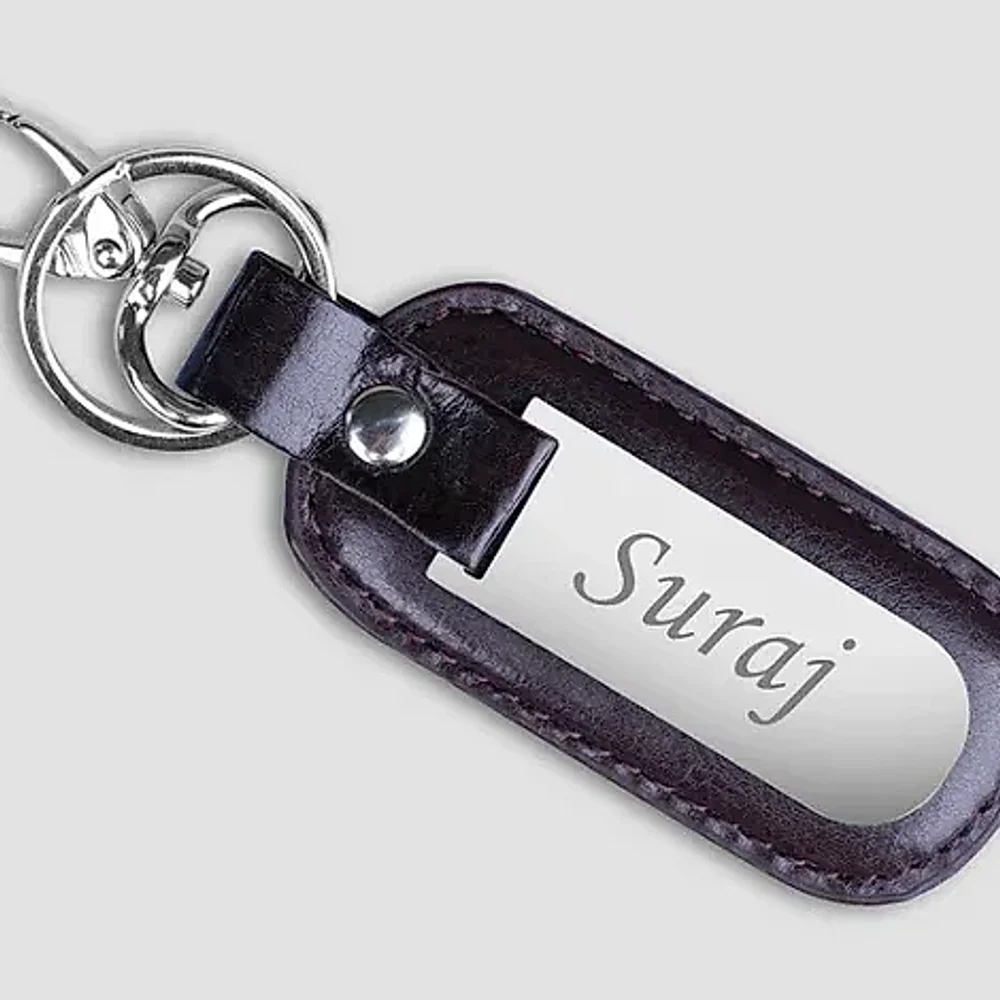 Metal | Wooden | Plastic | Leather Keychains - Footwear, Bags & Leather Goods by Bonhomie Enterprise OPC Pvt. Ltd.