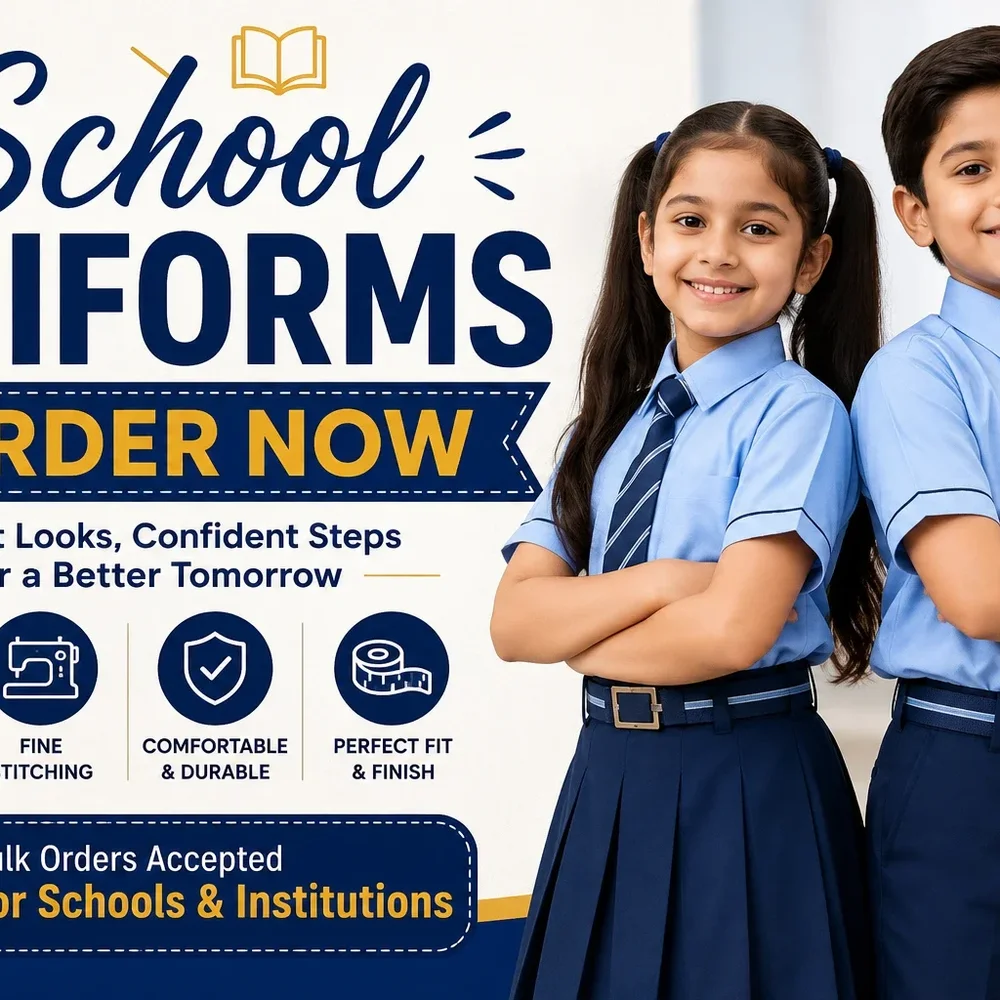 Durable School Uniform Sets - Textiles & Apparel by Shabnam Designers
