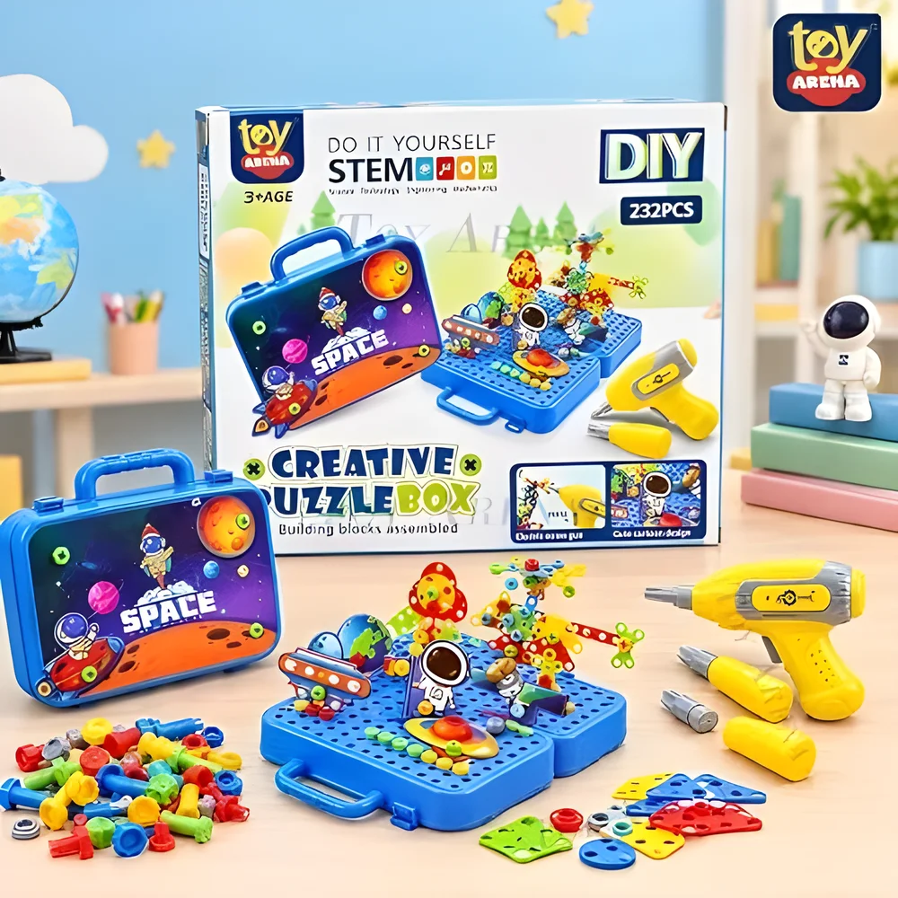 STEM Puzzle Logic Kit for Kids - Sports, Toys & Games by Unique Enterprises