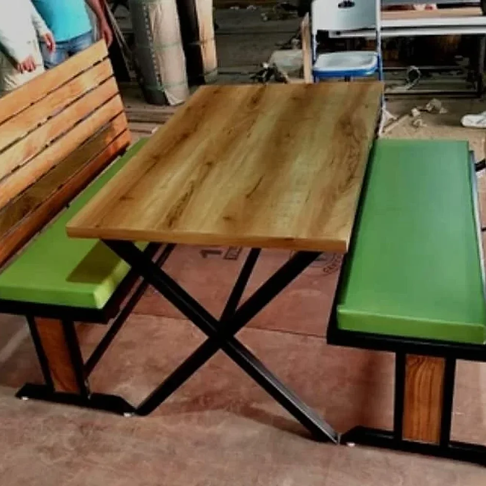 4 Seater MS Pallet Dining Set - Furniture & Interiors by Upcycle Furnishing India