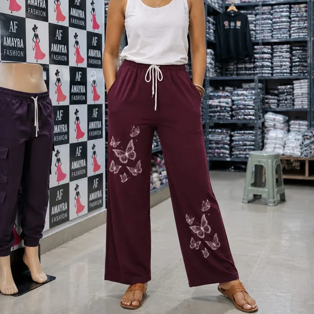 Lycra Palazzo Pant - Textiles & Apparel by N B Mumbai Street