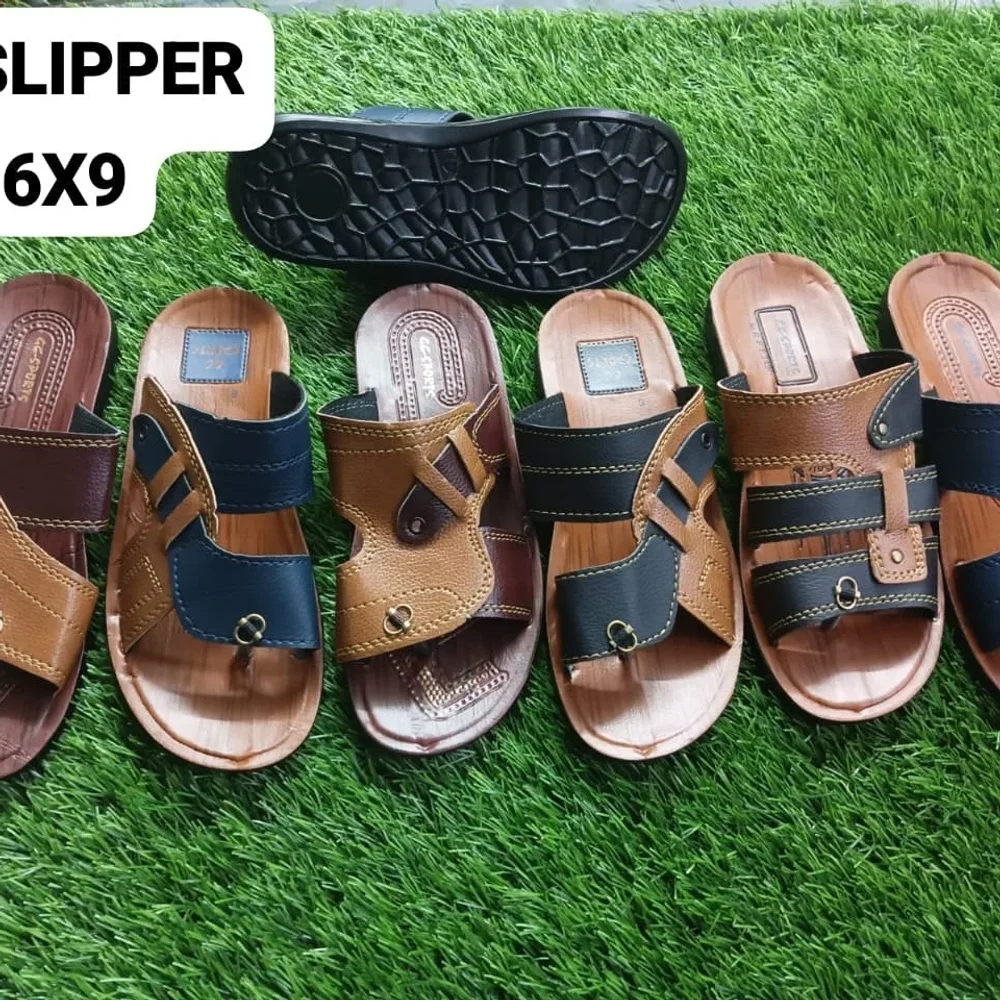 Gents Pu Slippers - Footwear, Bags & Leather Goods by Genzis Footwear