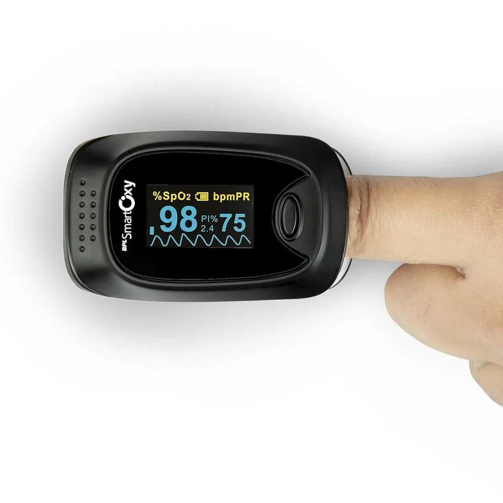 BPL SmartOxy Finger Pulse Oximeter with OLED Display - Healthcare & Medical by Accurate Surgicals