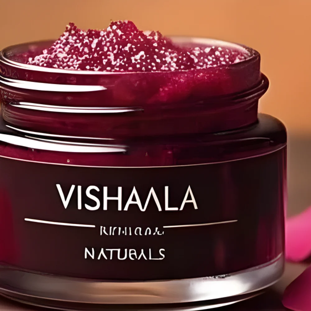 VISHAAALA NATURALS Lip Scrub Balm - Beauty & Personal Care by Vishaala Naturals