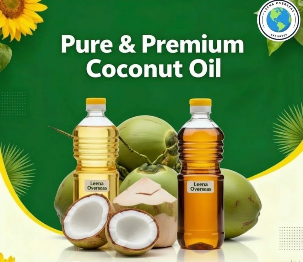 Organic Virgin Coconut Cooking Oil - Food & Agriculture by Leena Overseas