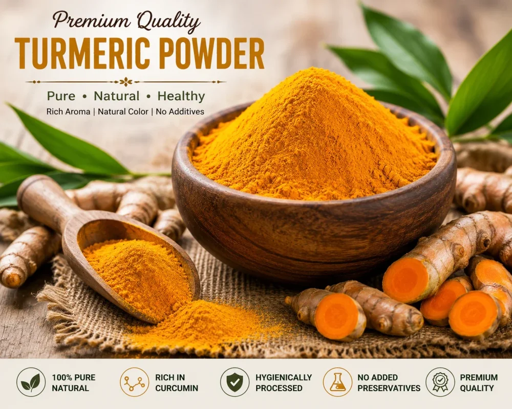 Premium Turmeric Powder - Food & Agriculture by VLS Enterprises