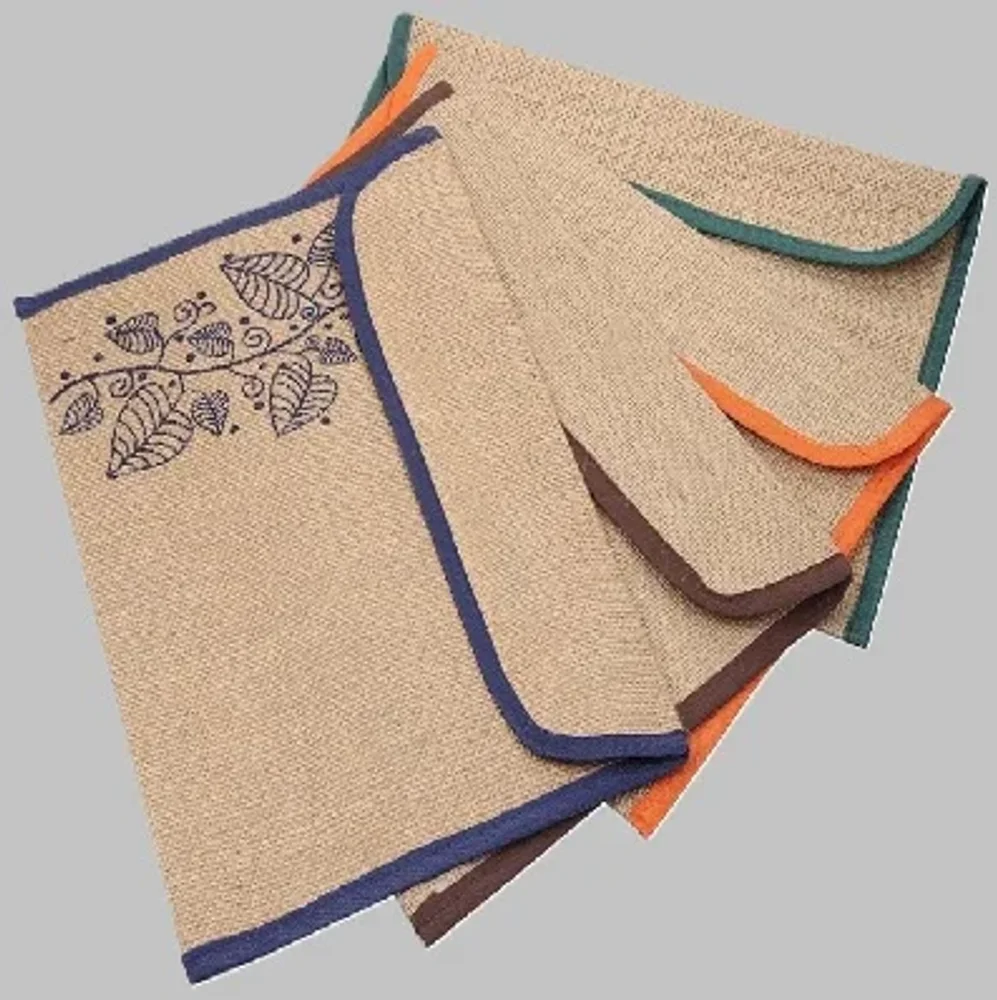 Simple and Elegant Jute File Bag - Paper & Stationery by Vashista Jute Exports