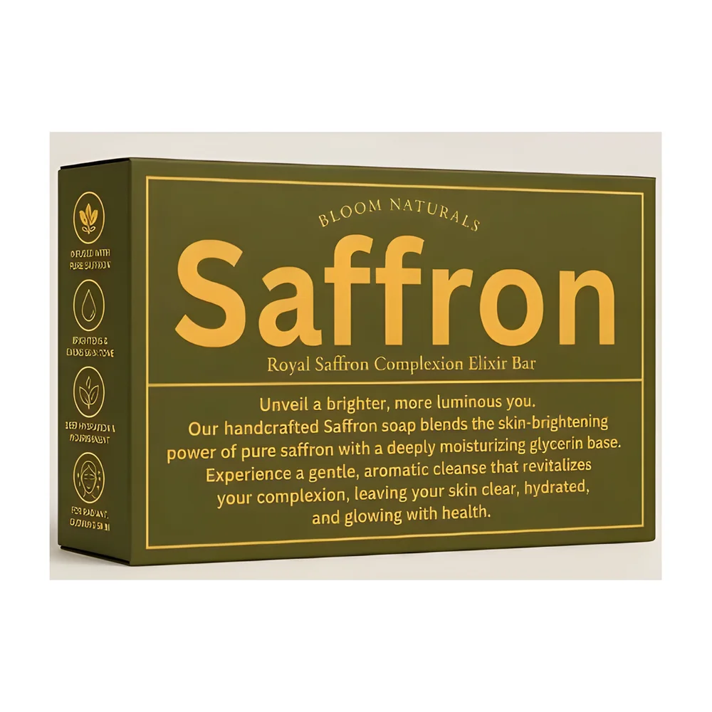 Saffron Glycerin Soap - Beauty & Personal Care by Bloom Naturals