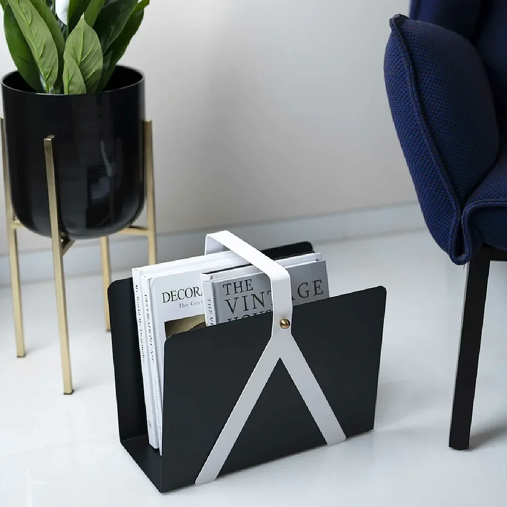 Modern Magazine Holder - Home & Kitchen by Wooden Owl Design Pvt. Ltd.