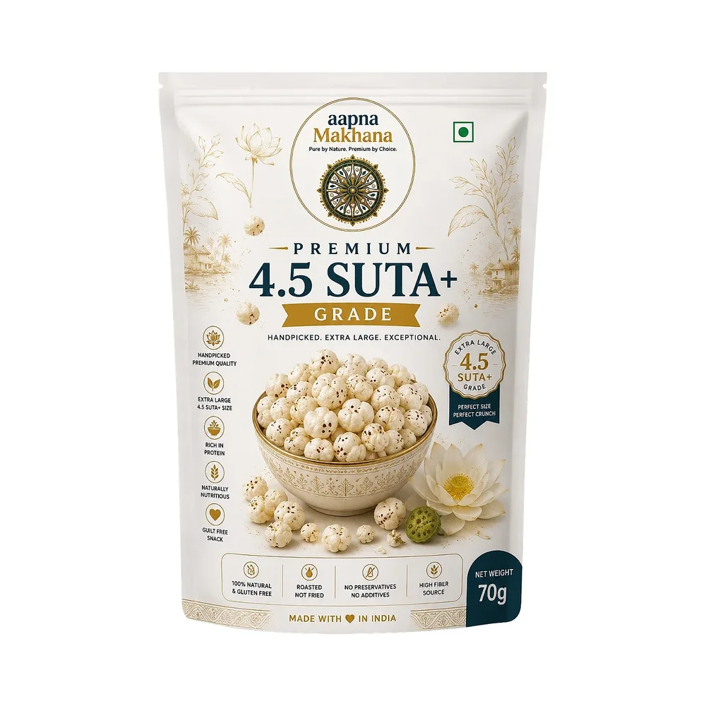 Extra Large Premium Quality Makhana - Food & Agriculture by Salutary Food and Beverages India Pvt. Ltd.