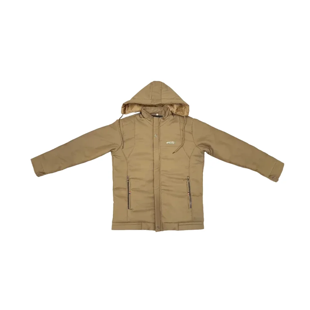 Hooded Cotton Twill Men's Jacket With Zipper Closure - Textiles & Apparel by NYXO Outerwear